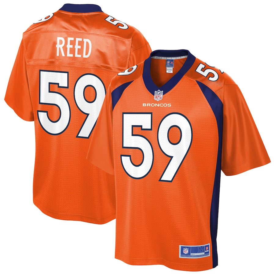 Denver Broncos Malik Reed 486 NFL jersey front view