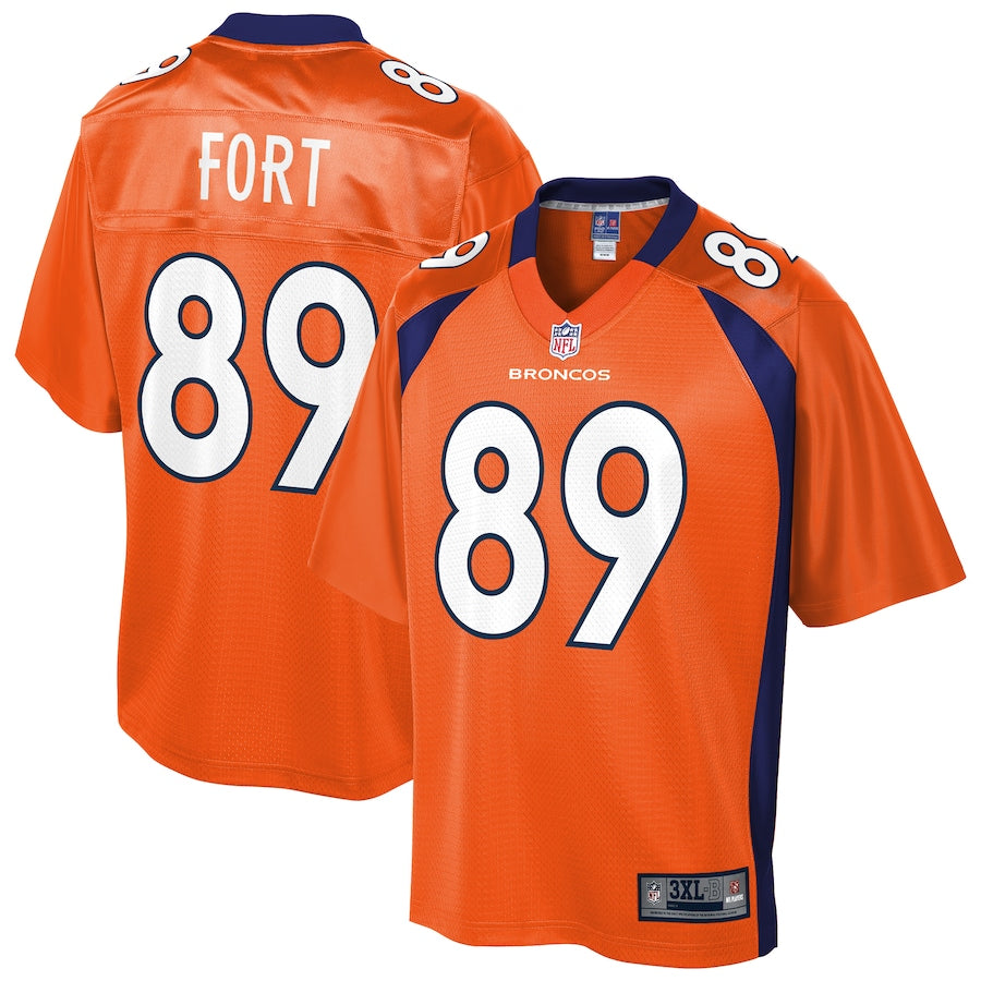 Denver Broncos Austin Fort Big Tall 348 NFL jersey front view