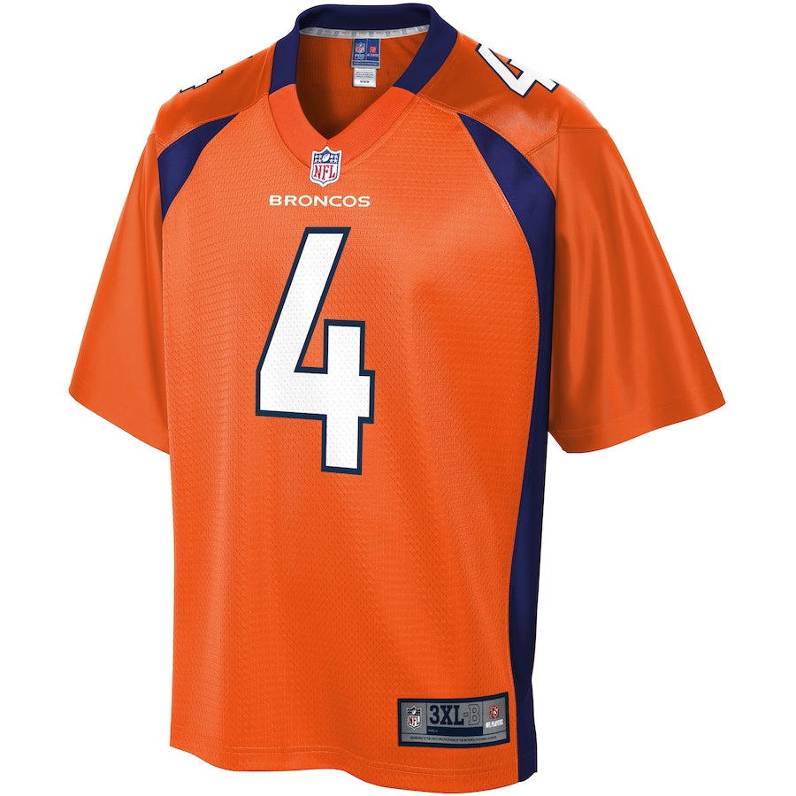 Denver Broncos Brett Rypien Big Tall 347 NFL jersey front view