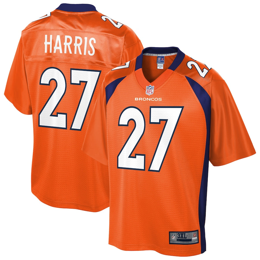 Denver Broncos Davontae Harris Big Tall 416 NFL jersey front view