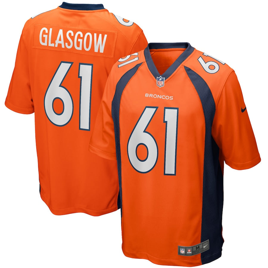 Denver Broncos Graham Glasgow 387 NFL jersey front view