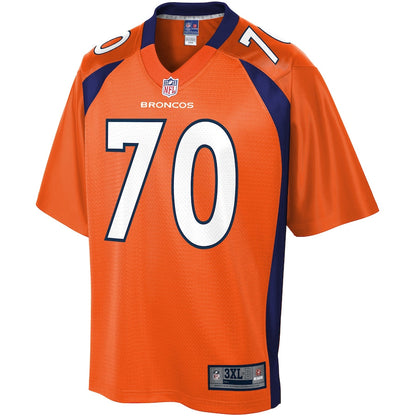 Denver Broncos Jawuan James Big Tall 414 NFL jersey front view