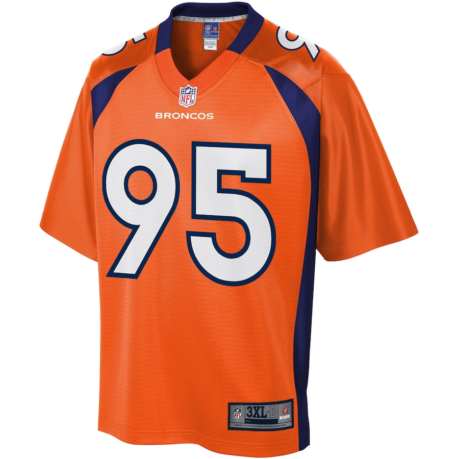 Denver Broncos Derek Wolfe Big Tall 450 NFL jersey front view