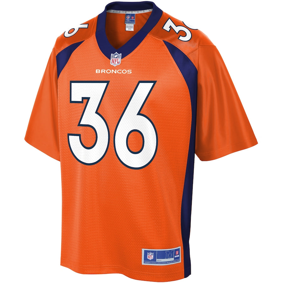 Denver Broncos Trey Marshall 472 NFL jersey front view