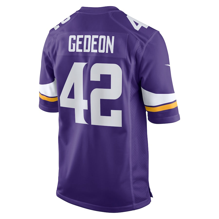 Minnesota Vikings Ben Gedeon 586 NFL jersey front view
