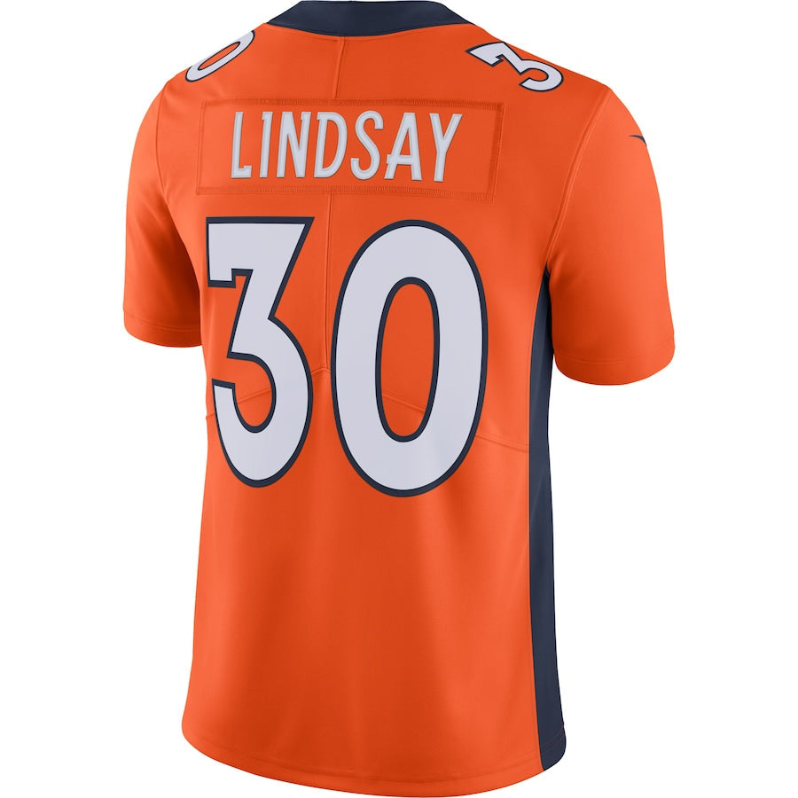 Denver Broncos Phillip Lindsay 369 NFL jersey front view