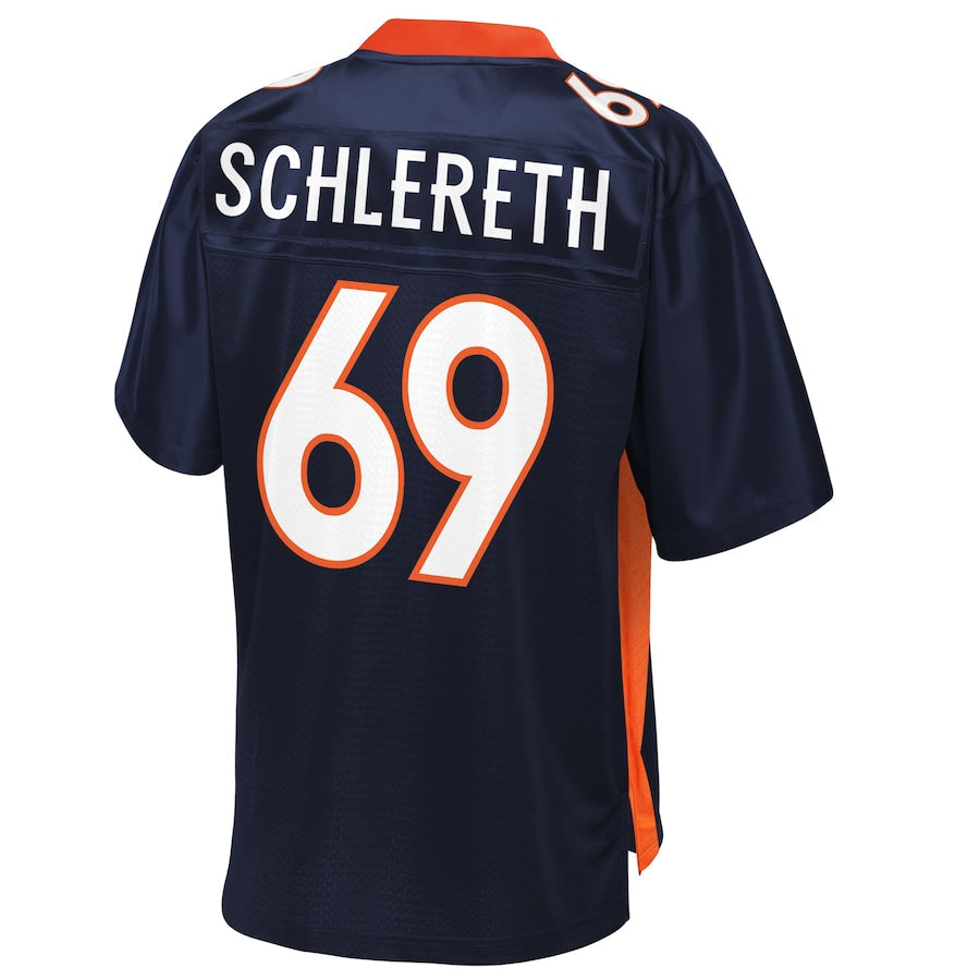 Denver Broncos Mark Schlereth 358 NFL jersey front view