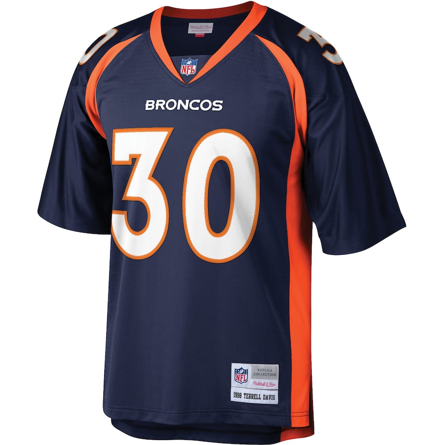 Denver Broncos Terrell Davis Legacy 374 NFL jersey front view