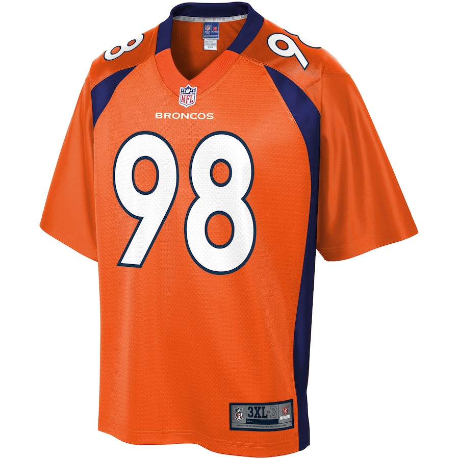 Denver Broncos Mike Purcell Big Tall 437 NFL jersey front view