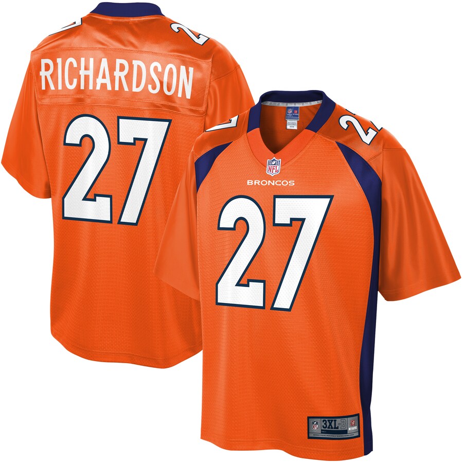 Denver Broncos Horace Richardson Big Tall 413 NFL jersey front view