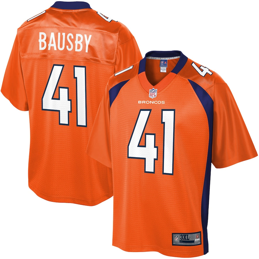 Denver Broncos Devante Bausby Big Tall 443 NFL jersey front view