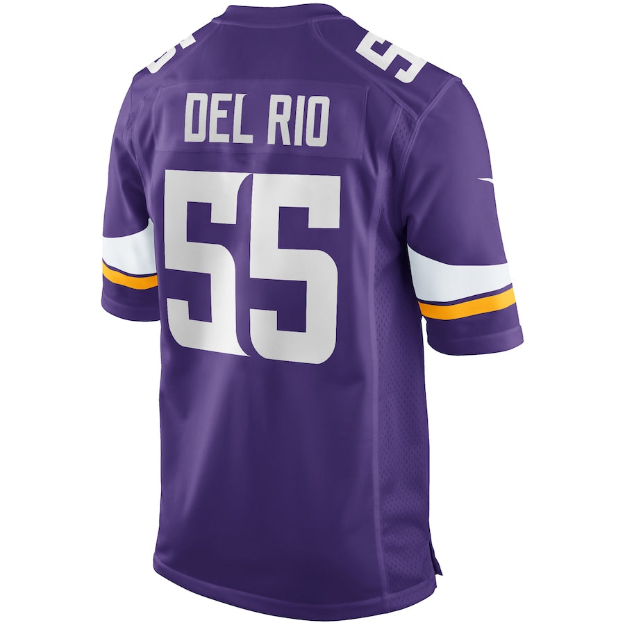Minnesota Vikings Jack Del Rio 657 NFL jersey front view