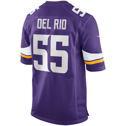 Minnesota Vikings Jack Del Rio 657 NFL jersey front view
