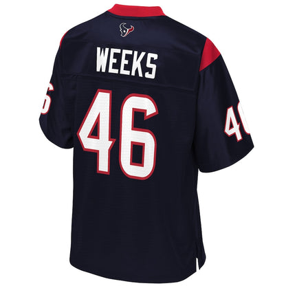 Houston Texans Jon Weeks Big Tall 817 NFL jersey front view