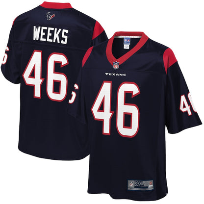 Houston Texans Jon Weeks Big Tall 817 NFL jersey front view