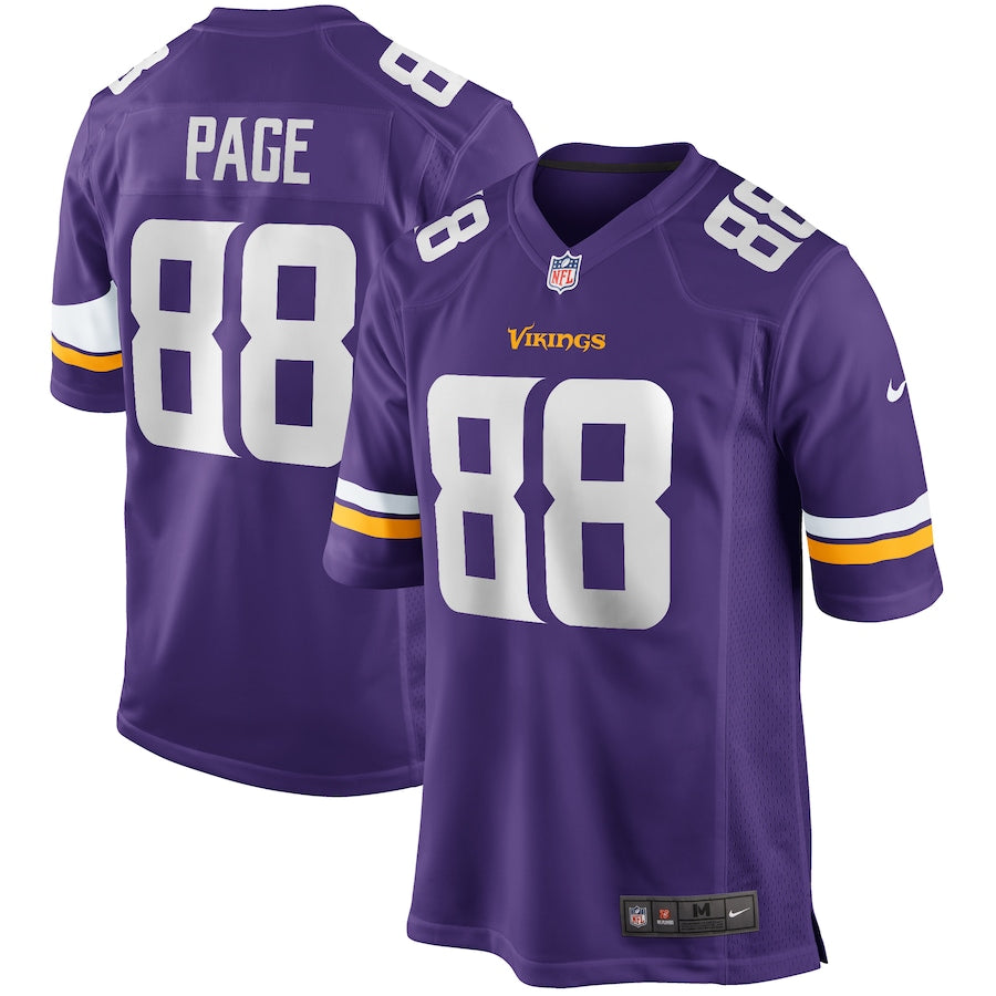 Minnesota Vikings Alan Page 698 NFL jersey front view