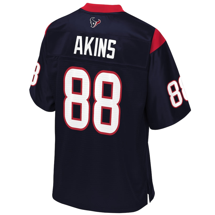 Houston Texans Akins 908 NFL jersey front view