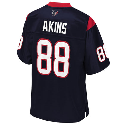 Houston Texans Akins 908 NFL jersey front view