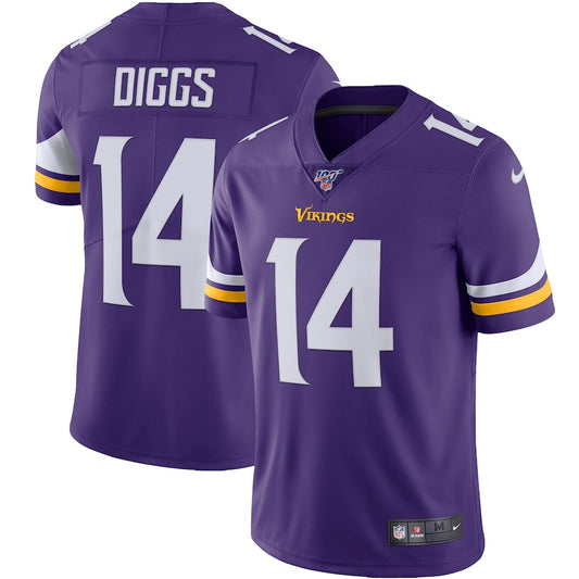 Minnesota Vikings Stefon Diggs 100 670 NFL jersey front view
