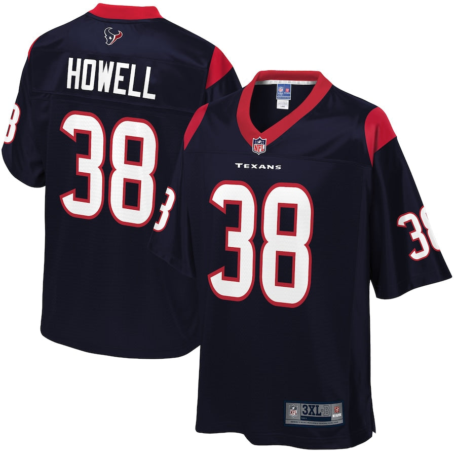 Houston Texans Buddy Howell Big Tall 839 NFL jersey front view
