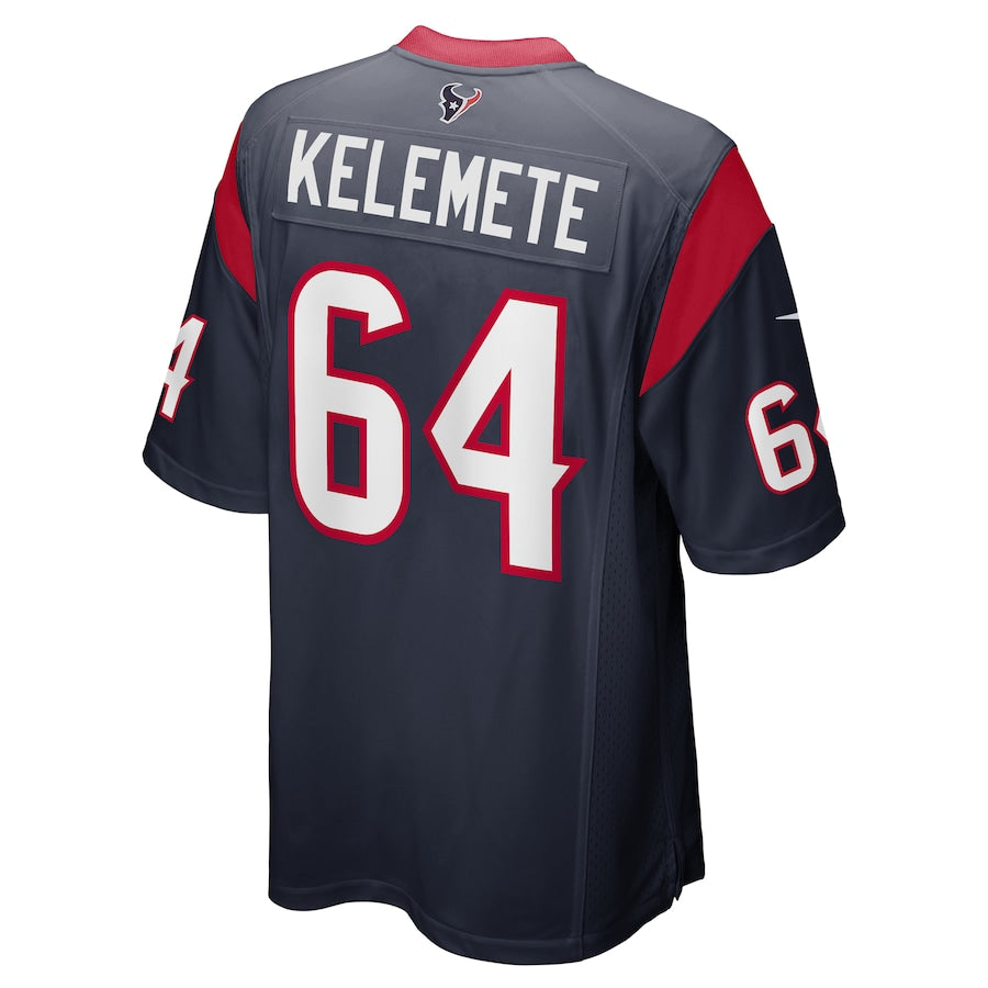 Houston Texans Senio Kelemete 766 NFL jersey front view