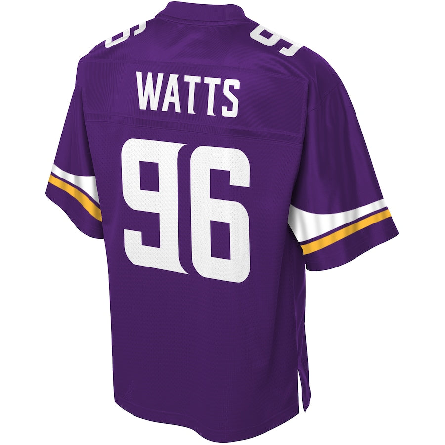 Minnesota Vikings Armon Watts Big Tall 664 NFL jersey front view