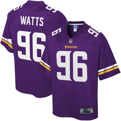 Minnesota Vikings Armon Watts Big Tall 664 NFL jersey front view