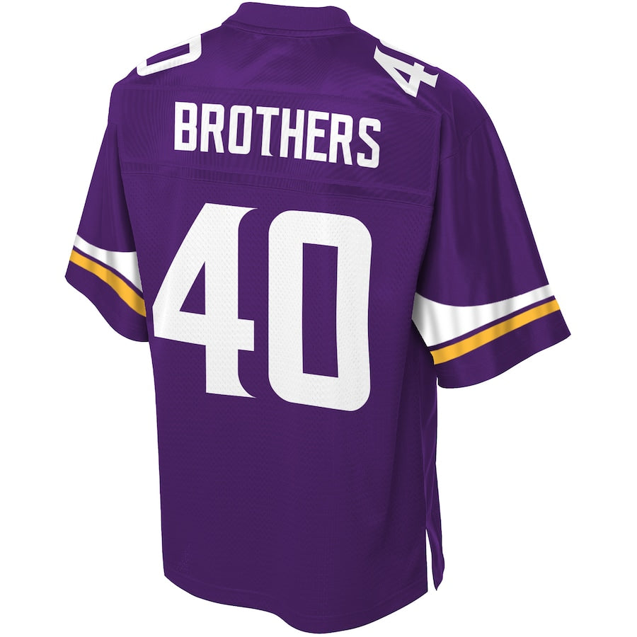 Minnesota Vikings Kentrell Brothers 678 NFL jersey front view