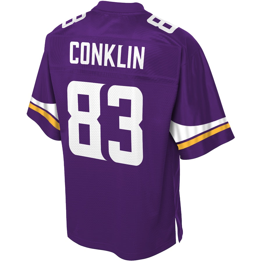 Minnesota Vikings Tyler Conklin 679 NFL jersey front view