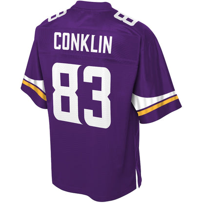 Minnesota Vikings Tyler Conklin 679 NFL jersey front view