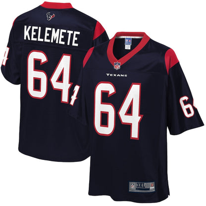 Houston Texans Senio Kelemete Big Tall 876 NFL jersey front view