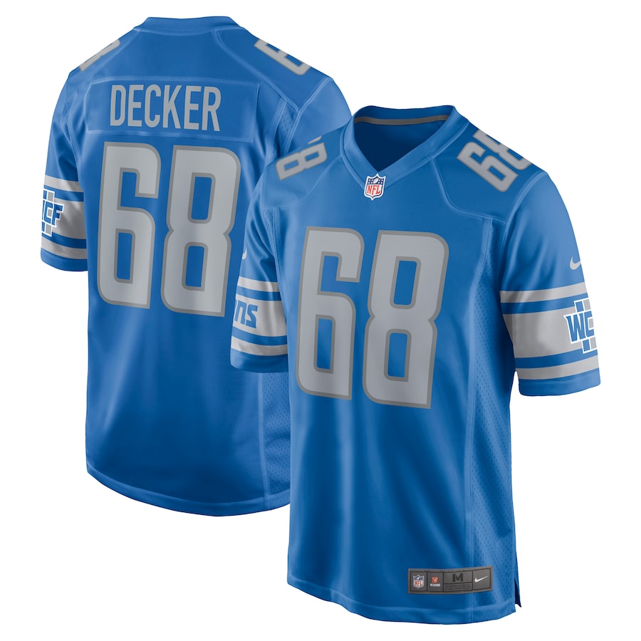 Detroit Lions Taylor Decker 963 NFL jersey front view