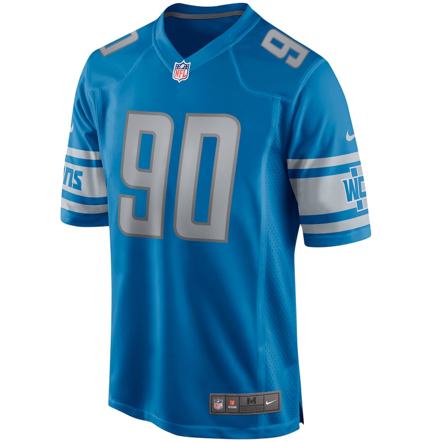 Detroit Lions Trey Flowers 967 NFL jersey front view