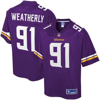 Minnesota Vikings Stephen Weatherly 635 NFL jersey front view