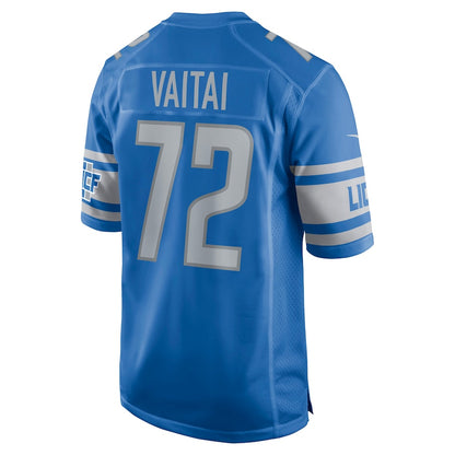 Detroit Lions Halapoulivaati Vaitai NFL jersey front view