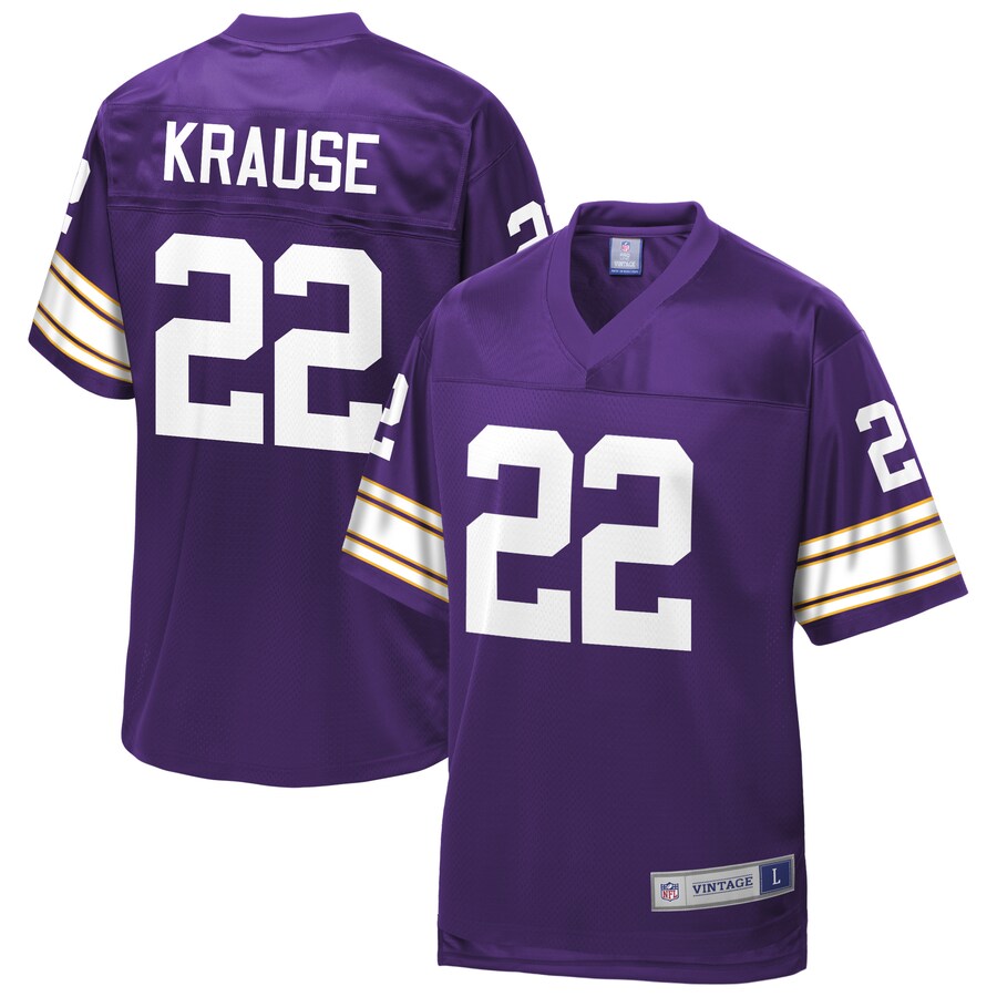 Minnesota Vikings Paul Krause 644 NFL jersey front view