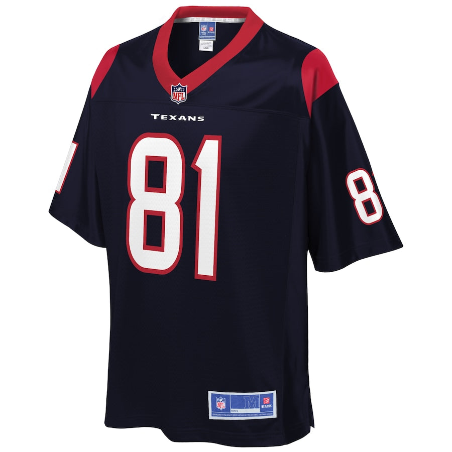 Houston Texans Kahale Warring 919 NFL jersey front view