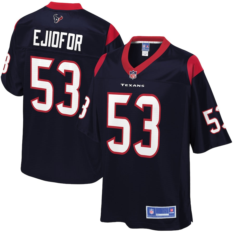 Houston Texans Duke Ejiofor 894 NFL jersey front view