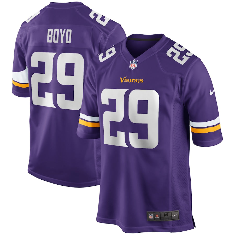 Minnesota Vikings Kris Boyd 617 NFL jersey front view