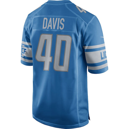 Detroit Lions Jarrad Davis 975 NFL jersey front view