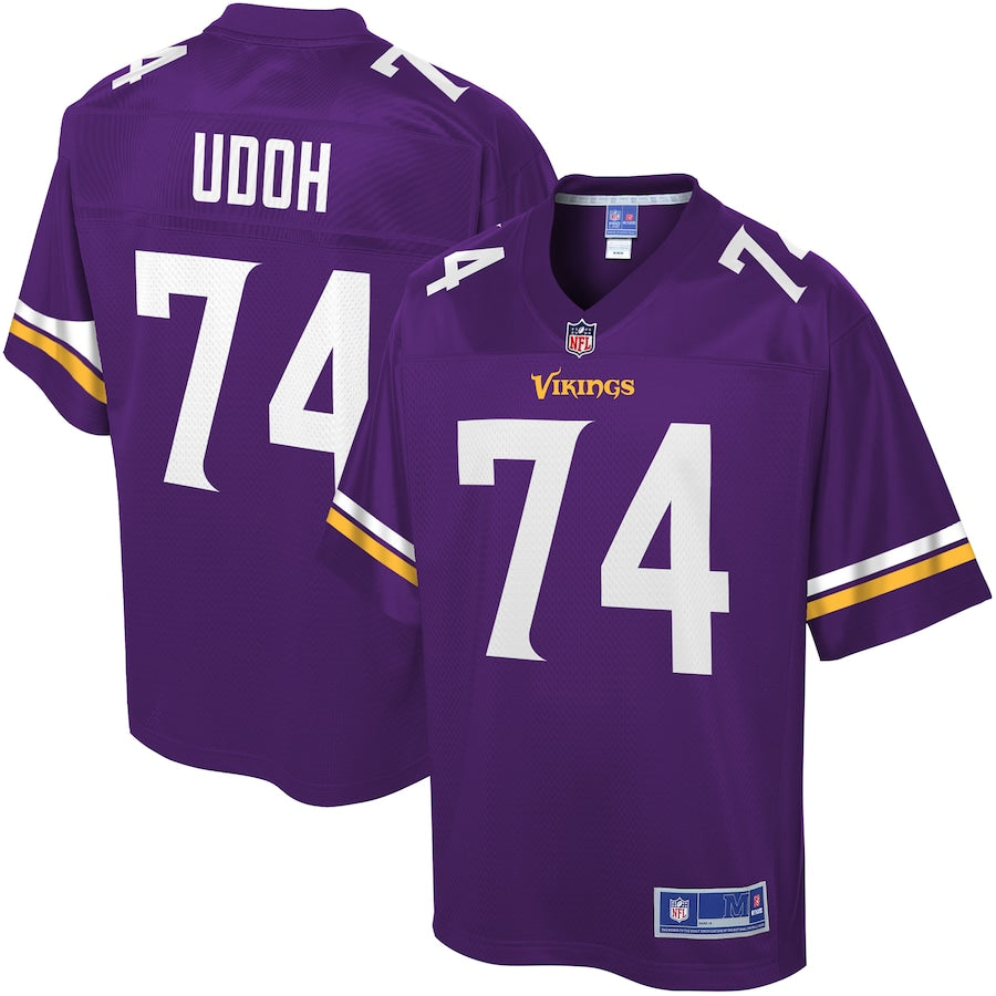 Minnesota Vikings Oli Udoh 687 NFL jersey front view