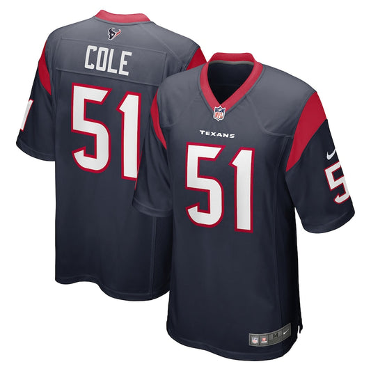 Houston Texans Dylan Cole 753 NFL jersey front view