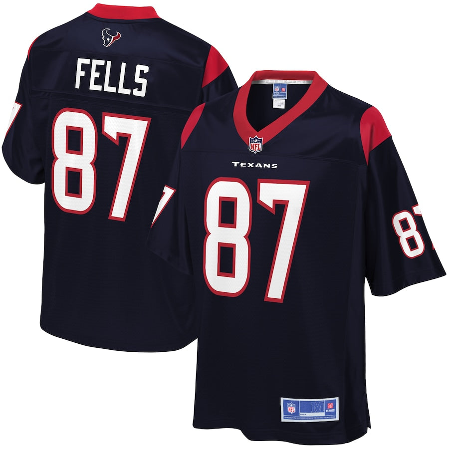 Houston Texans Darren Fells 886 NFL jersey front view