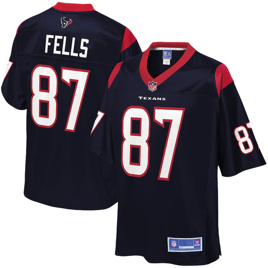 Houston Texans Darren Fells 886 NFL jersey front view