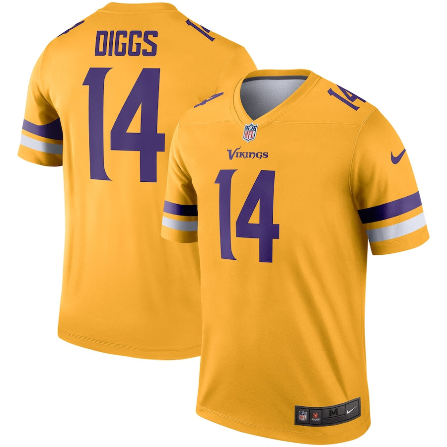 Minnesota Vikings Stefon Diggs Inverted Legend 659 NFL jersey front view
