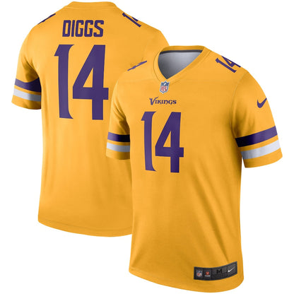 Minnesota Vikings Stefon Diggs Inverted Legend 659 NFL jersey front view