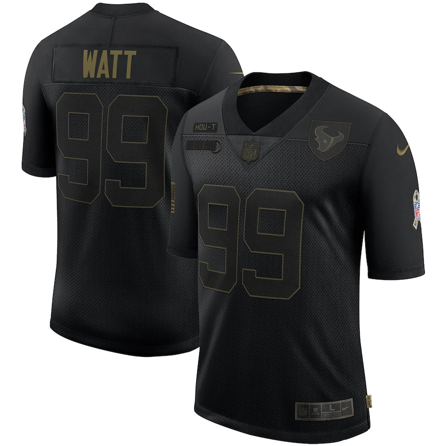 Houston Texans Jj Watt Salute To Service NFL jersey front view