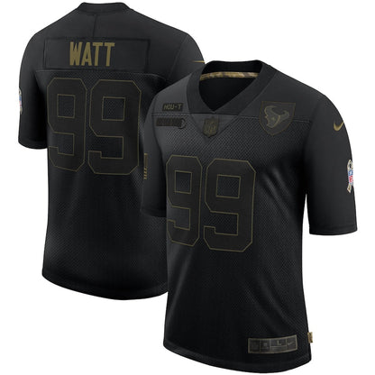 Houston Texans Jj Watt Salute To Service NFL jersey front view