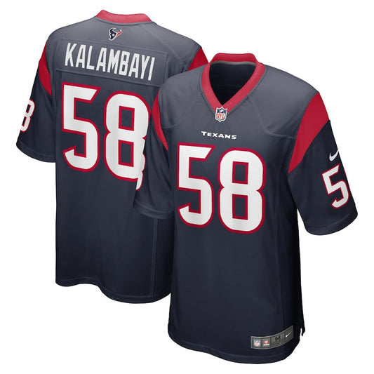 Houston Texans Peter Kalambayi 765 NFL jersey front view