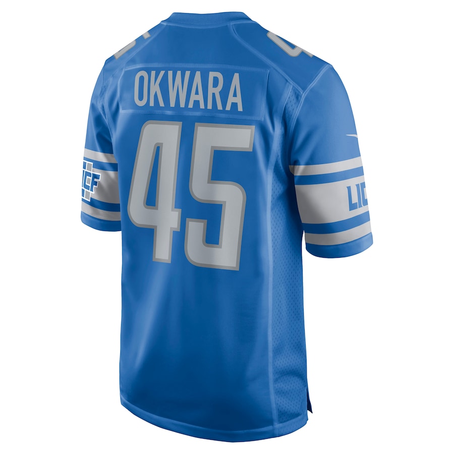 Detroit Lions Julian Okwara 983 NFL jersey front view